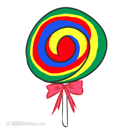 甜蜜的彩虹 彩色棒棒糖的奇妙世界