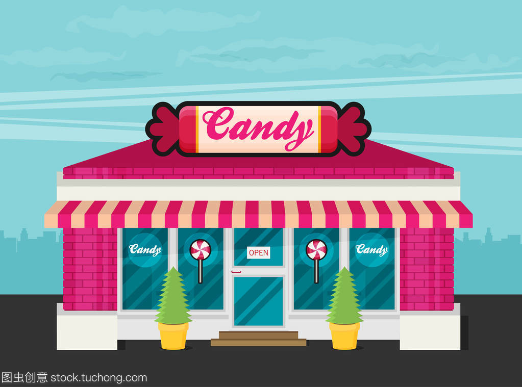 糖果店的平面與立面設(shè)計(jì) 打造甜蜜夢幻空間